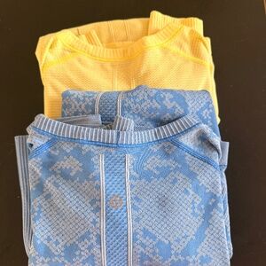 Lululemon long- sleeve tech shirts